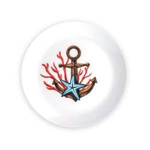  Promosyonlu Kırılmaz Tabak Takımı,Underwater, 4 Kişilik